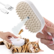 Парова масажна щітка для собак і котів Pet Spray Massage Steamy Brush White - изображение 3