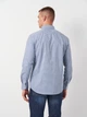 Рубашка хлопковая мужская Springfield 7396449-11 L Синяя (8433299017794) - изображение 2