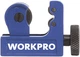 Труборез роликовый Workpro PRO регулируемый 3-16 мм 1/8"-5/8" (WP301003) - изображение 1