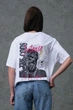 Жіноча Оверсайз Футболка З Принтом Without Feelings L/XL White - изображение 2