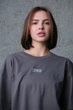 Жіноча Оверсайз Футболка З Принтом Without 1702 S/M Dark Gray - изображение 3