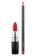 Набір для губ Mac Lip Duo (олівець Mac Pencil Follow Your Heart 1,45 г і помада Mac Matte Lipstick Russian Red 3 г) - зображення 2