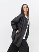 Бомбер "Толедо" свободного кроя ROMASHKA черный, XS|S, 12596 - изображение 4