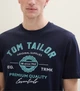 Футболка Tom Tailor LOGO TEE MEN'S T-SHIRT S Темно-синій 1037735ХХ10302 - изображение 4