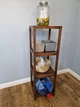 Стелаж (этажерка) 1150х360х360 мм WoodDecor из натурального дерева 4 полочки Коричневый - изображение 4