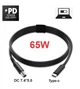 Кабель USB Type-c на DC (7.4 х 5.0) HP, ASUS для заряджання ноутбука c PD тригером 65W, 1.5 метра (0345) - зображення 1