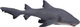 Figurka Mojo Sealife Sand Tiger Shark 5.5 cm (5031923873551) - obraz 3