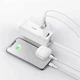 Зарядний пристрій Baseus Compact Charger 2USB 10.5W, білий, EU (CCXJ010202) - зображення 4