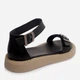 Женские сандалии кожаные PARADIZE SHOES SAN-2503 38 Черные (ROZ6501032504) - изображение 4