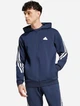 Толстовка на блискавці чоловіча Adidas M Fi 3S Fz IW8568 M Синя (4067896670607) - зображення 1