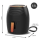 Мультипіч (аерофритюрниця) TurboTronic TT-AF11D Air Fryer Black - зображення 6