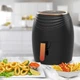 Мультипіч (аерофритюрниця) TurboTronic TT-AF11D Air Fryer Black - зображення 7