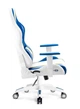 Комп'ютерне крісло для геймера Diablo Chairs X-One 2.0 White/Blue - зображення 4