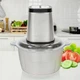 Подрібнювач мульти ProfiCook PC-MZ 1227, 1,7 л, 500 Вт, 2 швидкості, нержавіюча сталь, подрібнення льоду, знімні ножі, ударостійкий корпус, миття в посудомийній машині - зображення 2