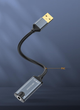 Звуковая карта JH Z176 внешняя стерео адаптер 3.5mm для наушников и микрофона - изображение 9