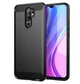 Резиновый чехол Carbon Fiber для Xiaomi Redmi 9 (1298620198) - изображение 1