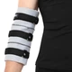 Налокотники для жима регулируемые Ezous Elbow Sleeve C-08 2шт в комплекте Grey-Black - изображение 4