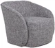 Крісло поворотне м'яке Vetro Mebel Тіно Сіре (Armchair-swivel-tino-grey) - зображення 1