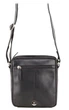 Чорна шкіряна сумка через плече Visconti S7 BLK Bag - зображення 5