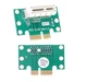 Райзер кутовий 90 градусів для відеокарти поворотний винос PCI-E 1x Ver 3.1 Зелений - зображення 2