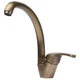 Кран на кухню одноручный GLOBUS LUX GLSO-0203S-9-BRONZE бронзовый латунь 000019212 - изображение 3