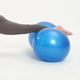 М'яч для фітнесу EasyFit Peanut (фітбол горіх-арахіс), Діаметр 45 см, Довжина 90 см, Синій - изображение 5