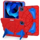 Чехол STR Spider Apple iPad Air 4 (10.9" экран) детский с подставками Spiderman Red/Blue - изображение 4