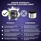 IronMaxx, Creatine Flavoured ZERO, зеленое яблоко, 250 г (821397) - изображение 3