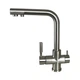 Cмеситель для кухни с краном для фильтрованной воды GLOBUS LUX GLLR-0888-8-STSTEEL сатин латунь 000011309 - изображение 2