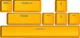 Набор кейкапов Hator Sunny Yellow PBT keycaps ESC/SPACE/ENTER/R.SHIFT/ARROWS (HTS-715) - изображение 1
