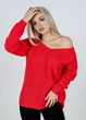 Светр "Кайлі" Червоний 44-48 Oversize Anika 000005546 - изображение 1