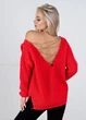 Светр "Кайлі" Червоний 44-48 Oversize Anika 000005546 - изображение 2