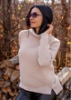 Светр "Лінда" Бежевий 44-46 Oversize Anika 000005556 - изображение 1