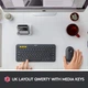 Бездротова клавіатура Logitech K380 Multi-Device Bluetooth Graphite - зображення 7