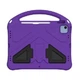 Чехол STR EVA с ручкой и подставками для Apple iPad 11" 2025 (A16) Летучая мышь, детский Purple - изображение 3