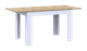 Столовий стіл Флінт Doros 120×78×80 білий/дуб артізан - изображение 3