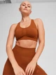 Спортивный топ для бега и тренировок женский Puma 4Keeps Shapeluxe Bra 52436181 S Коричневый (4099685624874) - изображение 1