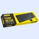 Беспроводная Клавиатура и Мышь TWolf TF350 2.4G ретро стиль 1600 DPI USB black - изображение 8