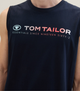 Майка Tom Tailor Tanktop with a logo print S Темно-синій 1041866ХХ10668 - изображение 3