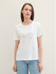 Футболка Tom Tailor T-Shirt mit Print S Білий 1040544ХХ10320 - зображення 1