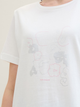 Футболка Tom Tailor T-Shirt mit Print S Білий 1040544ХХ10320 - зображення 3