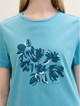 Футболка Tom Tailor T-Shirt mit Print XS Блакитний 1040544ХХ35313 - изображение 3