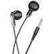 Навушники BOROFONE BM89 mini-Jack3.5 мм 1.2м дротові вкладиші стерео з мікрофоном Чорний - изображение 3
