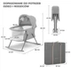 Детская кроватка 3 в 1 Kinderkraft Lovi Grey, 5902533913503 - изображение 11