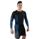Шорти для змішаних єдиноборств MMA Domino 210-7 розмір XL (175-180см) Black-Blue-Yellow - зображення 8