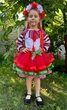 Костюм український Троянда р.80-116 червоний (Ku002) - изображение 1