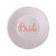 Тарелки Бумажные Одноразовые Team Bride 18см | Розовый - изображение 1