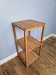 Стелаж (этажерка) 880х360х360 мм WoodDecor из натурального дерева 3 полочки покрытый маслом - изображение 5