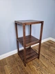 Стелаж (этажерка) 800х360х360 мм WoodDecor из натурального дерева 3 полочки Коричневый - изображение 2