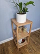 Стелаж (этажерка) 800х360х360 мм WoodDecor из натурального дерева 3 полочки покрытый лаком - изображение 5